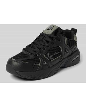 Karlkani Sneaker mit Label-Details Modell 'PRIME RUNNER' - Schwarz