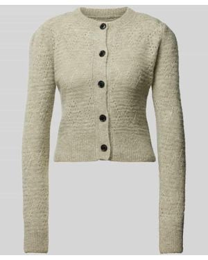 Scotch & Soda Strickjacke Mit Strukturmuster - Natur