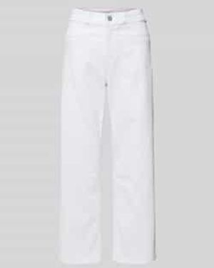 ANGELS Straight Leg Jeans Met Strookzakken - Wit