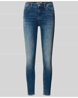 ONLY Skinny Fit Jeans aus Baumwoll-Mix Modell 'BLUSH' - Blau