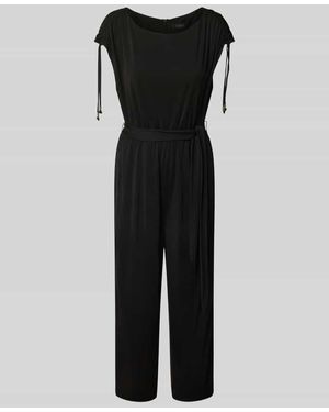 S.oliver Regular Fit Jumpsuit aus Modal-Mix - Schwarz
