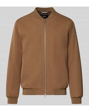Cinque Jacke mit Zweiwege-Reißverschluss Modell 'RAPID' - Braun