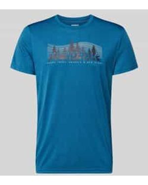 Icepeak Regular Fit T-Shirt Met Ronde Hals Model 'Bearden' - Blauw