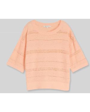 Tom Tailor Relaxed Fit Pullover in Strickoptik - Grau