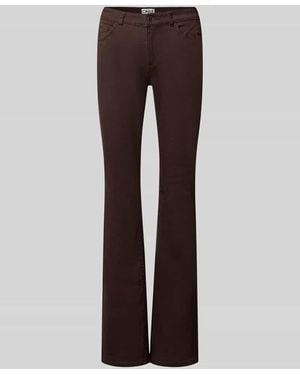 ONLY Bootcut-Jeans aus Baumwoll-Mix Modell 'BLUSH' - Braun