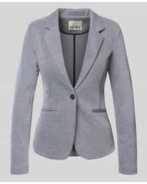 Ichi Regular Fit Blazer Met Reverskraag Model 'Kate' - Blauw