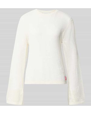 Oh April Strickpullover mit Rundhalsausschnitt Modell 'Ronja' - Weiß