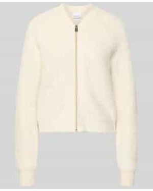 Comma, Regular Fit Jack Met Viscose - Naturel