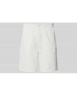 KENZO Shorts mit Strukturmuster - Weiß