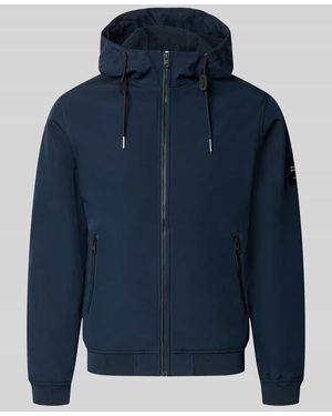 Jack & Jones Regular Fit Jacke mit Logo-Detail - Blau