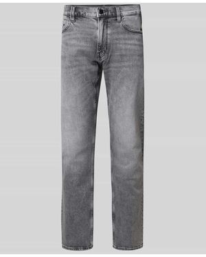 G-Star Straight Fit Jeans im Used-Look Modell 'MOSA' - Grau