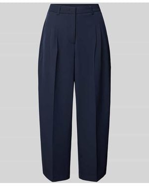 Smith & Soul Straight Cropped Hose mit Bügelfalten - Blau