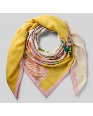 Herzen's Schal aus Seiden-Kaschmir-Mix Modell 'Jolk' - Blau