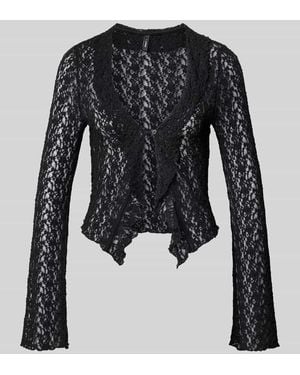 ONLY Slim Fit Cardigan mit Baumwoll-Anteil Modell 'ODINE' - Schwarz