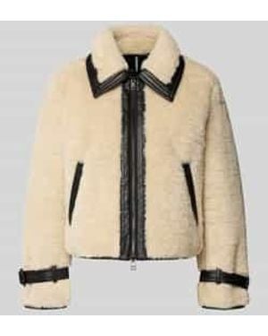 Marc Cain Regular Fit Jack Met Imitatiebont - Naturel