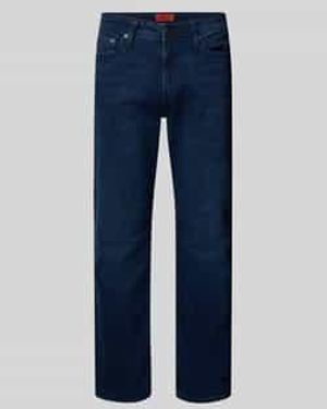 Jack & Jones Straight Fit Jeans Met Steekzakken, Model 'Clark' - Blauw