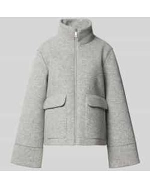 christian berg Wide Fit Jack Met Wol En Viscose - Grijs