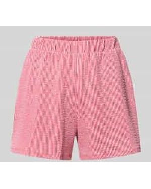 ONLY Regular Fit Short Van Katoenmix Model 'Misty' - Roze