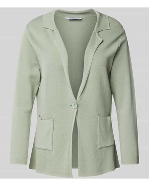 ZABAIONE Strickcardigan Mit Aufgesetzten Eingrifftaschen - Grün