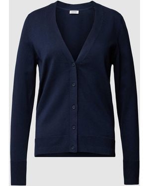 Esprit Gebreid Jack Met V-hals - Blauw