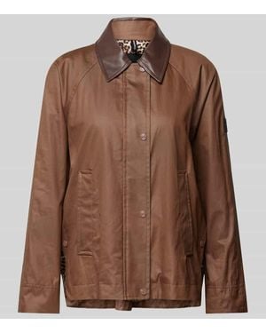 Marc Cain Steppjacke Mit Reißverschlusstaschen - Braun