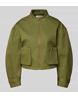 Vila Blouson Met Opgestikte Zakken Model 'Catch' - Groen