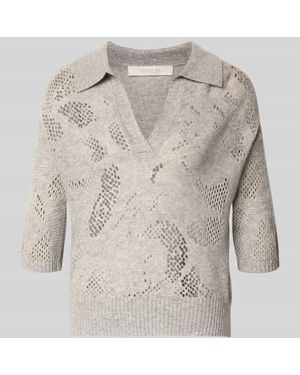 Herzen's Relaxed Fit Pullover aus Escorial Woll-Mix mit Kaschmir-Anteil - Natur