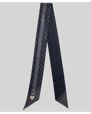Guess Bandeaux mit Logo-Charm - Blau