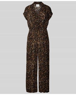 Ichi Jumpsuit aus Viskose Modell 'MARRAKECH' - Schwarz