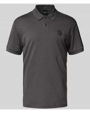 BOSS Regular Fit Poloshirt aus reiner Baumwolle Modell 'POLO FUTURE' - Schwarz
