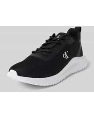 Calvin Klein Sneakers Met Vetersluiting - Zwart