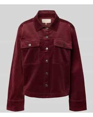 Freequent Jack Met Knoopsluiting, Model 'Cordy' - Rood