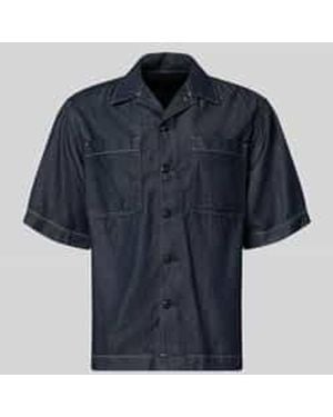 G-Star Casual Overhemden - Blauw