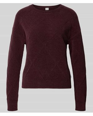 Brax Regular Fit Pullover aus Baumwoll-Mix Modell 'LISA' - Lila