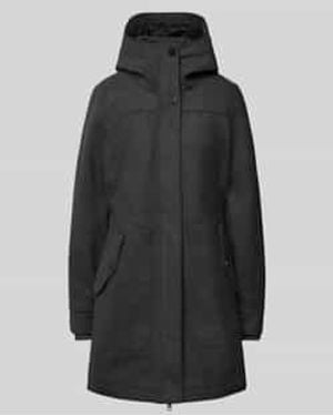 Ragwear Lange Jas Met Klepzakken - Grijs