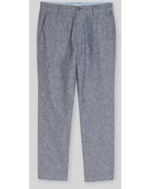 Tom Tailor Regular Fit Chino Van Linnen-Katoenmix - Grijs
