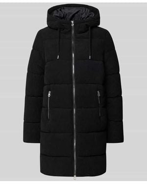ONLY Regular Fit Steppmantel aus Cord Modell 'DOLLY' - Schwarz