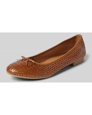 Tamaris Ballerinas Mit Zierschleife - Braun