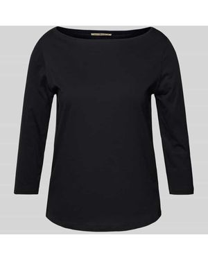 Lanius T-Shirt Mit 3/4-Arm - Schwarz