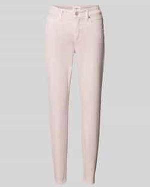 Cambio Slim Fit Jeans Met Verkort Model, Model 'Piper' - Roze