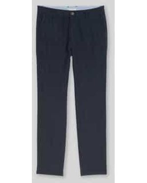 Tom Tailor Regular Fit Chino Van Linnen-Katoenmix - Blauw