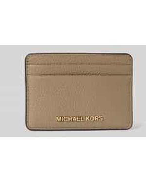 MICHAEL Michael Kors Pasjeshouder Met Labelapplicatie - Naturel