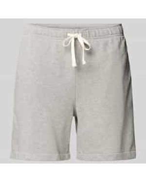 Polo Ralph Lauren Regular Fit Sweatshorts Met Tunnelkoord - Grijs