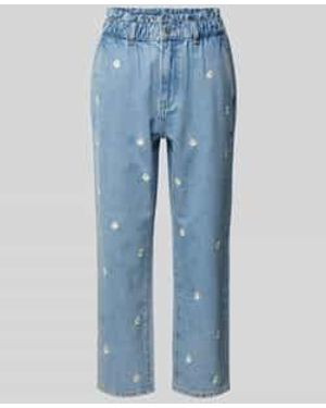 Jake*s Regular Fit Jeans Met Verkort Model - Blauw