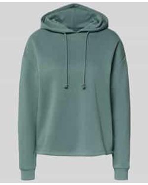 Pieces Regular Fit Hoodie Van Katoenmix, Model 'Chilli' - Groen