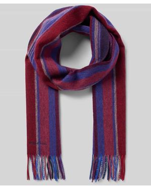 Paul Smith Schal Mit Woll-Anteil - Lila