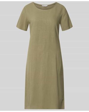 ZABAIONE Relaxed Fit Kleid aus Viskose-Mix Modell 'Tara' - Grün