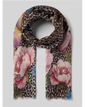 Ouí Schal mit floralem Allover-Print - Mehrfarbig