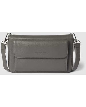 SEIDENFELT Handytasche in Leder-Optik - Grau