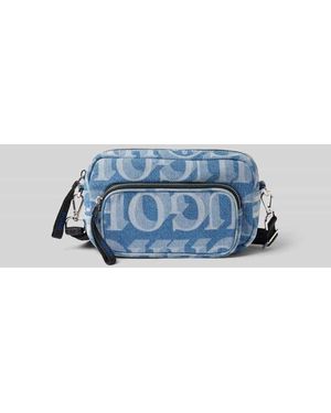 HUGO Umhängetasche Mit Label-Print Modell 'Roselyn' - Blau